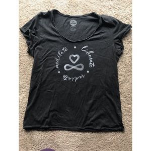 Life is good black smooth tee